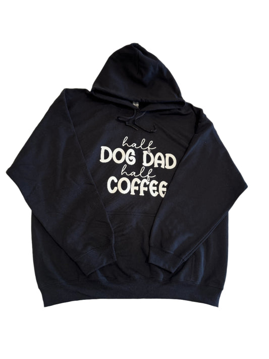 Half dog dad half coffee